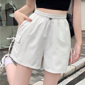 Women's White Casual Shorts